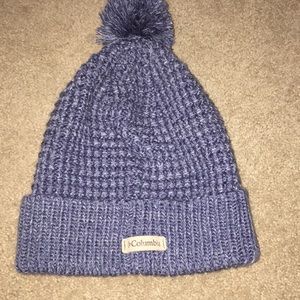 Columbia sportswear grey/blue winter/fall hat.